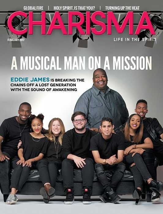 Eddie James on the cover of Charisma Magazine
